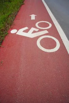 Bicycle path Stock Photos