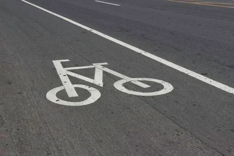 Bicycle path Stock Photos