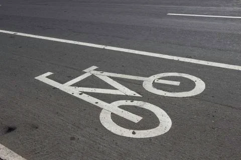 Bicycle path Stock Photos