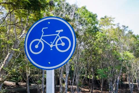 Bicycle path Stock Photos