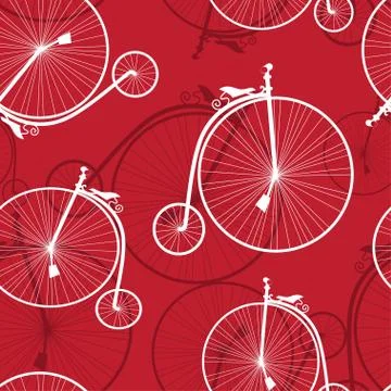 Bicycle pattern Stock Illustration