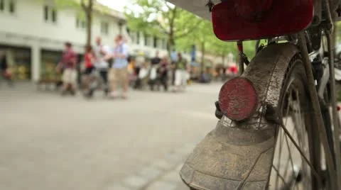 Bicycle Plaza Timelapse Stock Footage 11236688