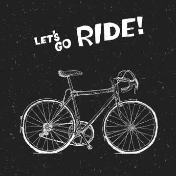 Bicycle Poster Stock Illustration