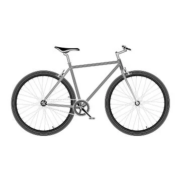 Bicycle poster quality vector illustration Stock Illustration
