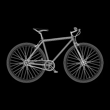 Bicycle poster quality vector illustration Stock Illustration