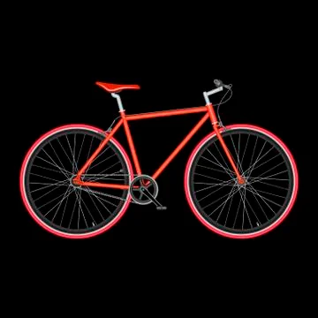 Bicycle poster quality vector illustration Stock Illustration