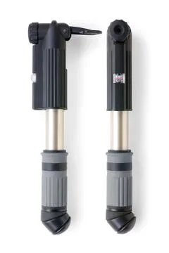 Bicycle pump isolated Foto stock