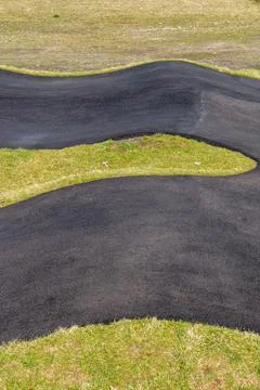 Bicycle Pumptrack 스톡 사진