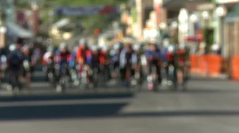 Bicycle race 01 HD Stock Footage 851499