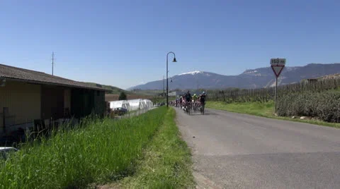 Bicycle race Stock Footage 22839655