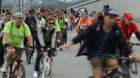 Bicycle race Stock Footage 53204218