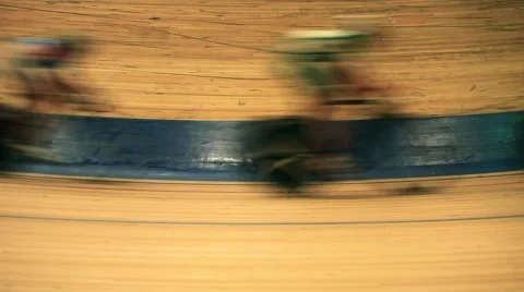 Bicycle race motion blur Stock Footage 49115841