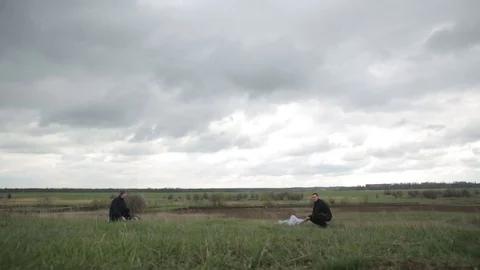 Bicycle race on the mountain. Stock Footage 74747273