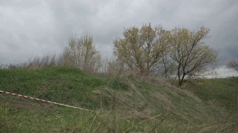 Bicycle race on the mountain. Stock Footage 74747609