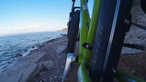 Bicycle-rear view Stock Footage 87955305