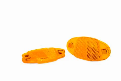 Bicycle Reflector for wheels Stock Photos