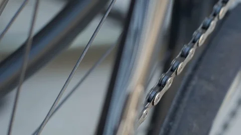 Bicycle repair close up Stock Footage 98104856