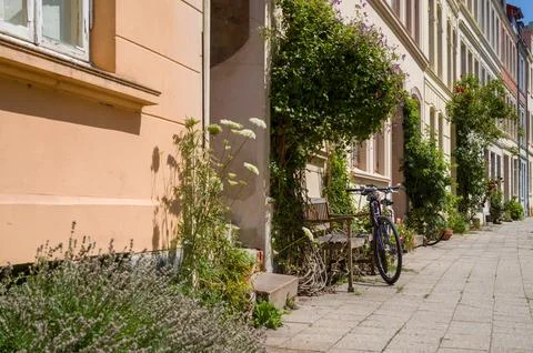 Bicycle Resting in the Sun Stock Photos