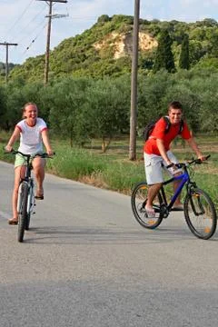 Bicycle ride Stock Photos