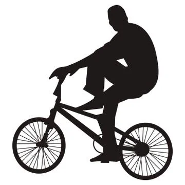 Bicycle rider 2 Stock Illustration