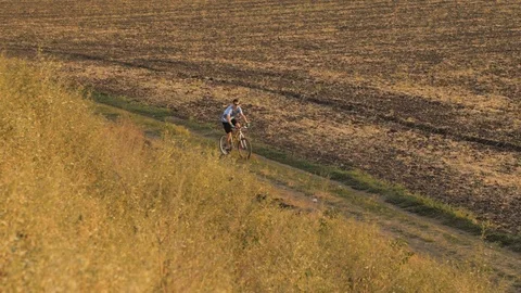 Bicycle rider Stock Footage 95663686