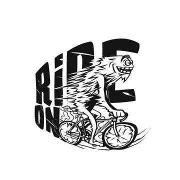 Bicycle riging vector illustration design. Stock Illustration