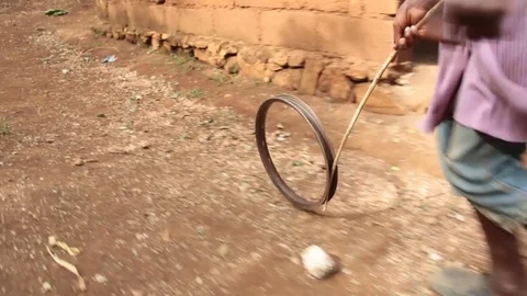 Bicycle Rim Toy Stock Footage 83763399