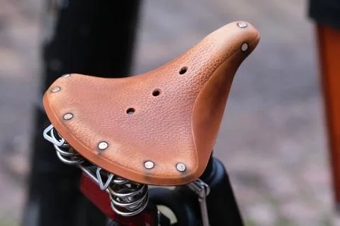 Bicycle saddle Stock Photos