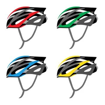 Bicycle safety helmet Stock Illustration