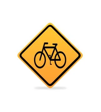 Bicycle sign Stock Illustration
