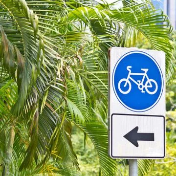 Bicycle sign Stock Photos
