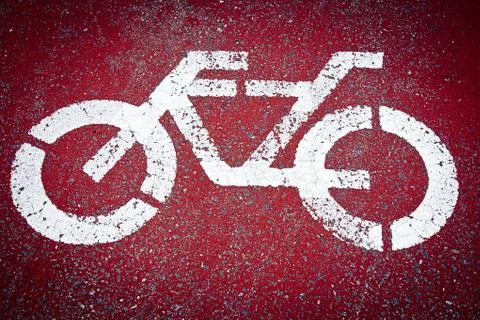 Bicycle sign 写真素材