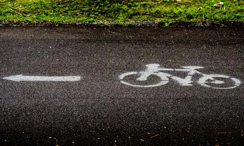 Bicycle sign Stock Photos