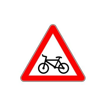 Bicycle sign. Vector Stock Illustration