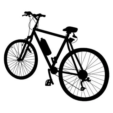 Bicycle Silhouette Stock Illustration