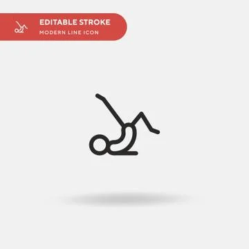 Bicycle Simple vector icon. Illustration symbol design template for web mobil 스톡 일러스트