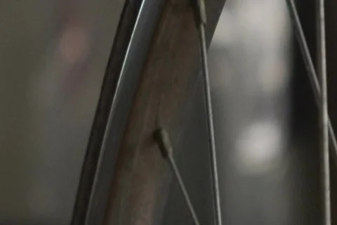 Bicycle spindle rotation Stock Footage 264752