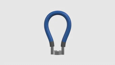 Bicycle Spoke Wrench Tool Rotating Loop with Transparent Background. 4K Stock Footage 329294629