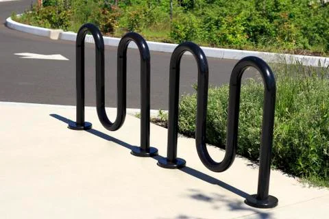 Bicycle stand Stock Photos