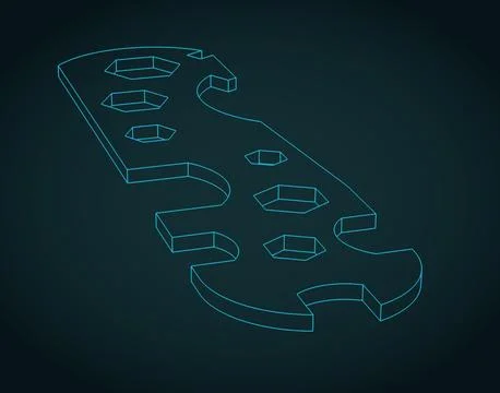 Bicycle steel hexagon multitool wrench Stock-Illustration