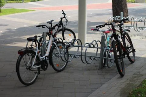 Bicycle storage 01 Stock Photos