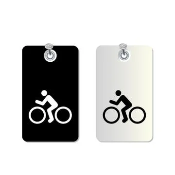Bicycle symbol set Stock Illustration