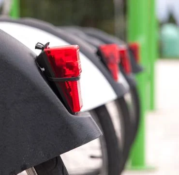 Bicycle tail light Foto stock