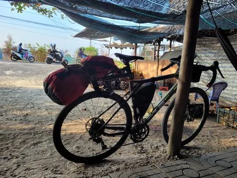 Bicycle Touring Stock Photos