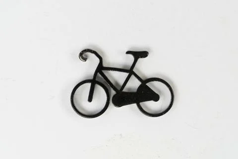 Bicycle toy object isolated on white background Stock Photos