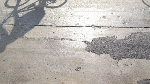 Bicycle traffic in summer Stock Footage 88470829