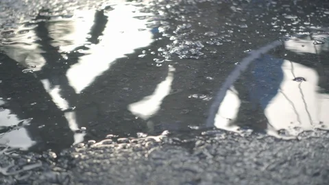 Bicycle traffic in summer Stock Footage 88473220