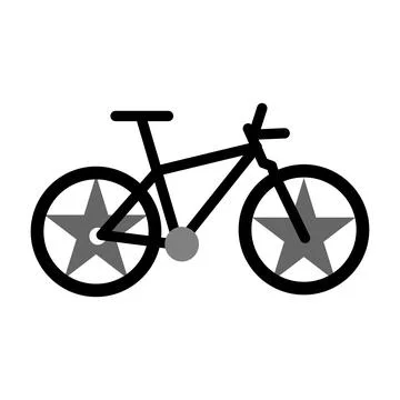 Bicycle transport isolated icon vector illustration design graphic flat style Stock Illustration