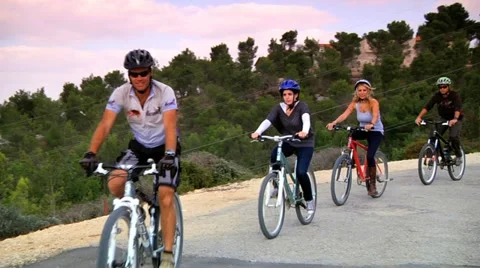 Bicycle Trip Stock Footage 10914018