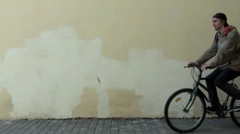 Bicycle trip Stock Footage 22022601